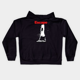 Escape from the broken world Kids Hoodie